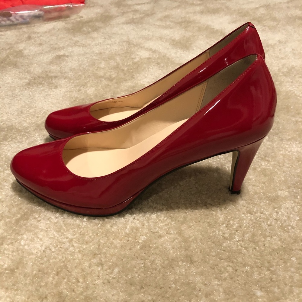 Cole Haan red pumps